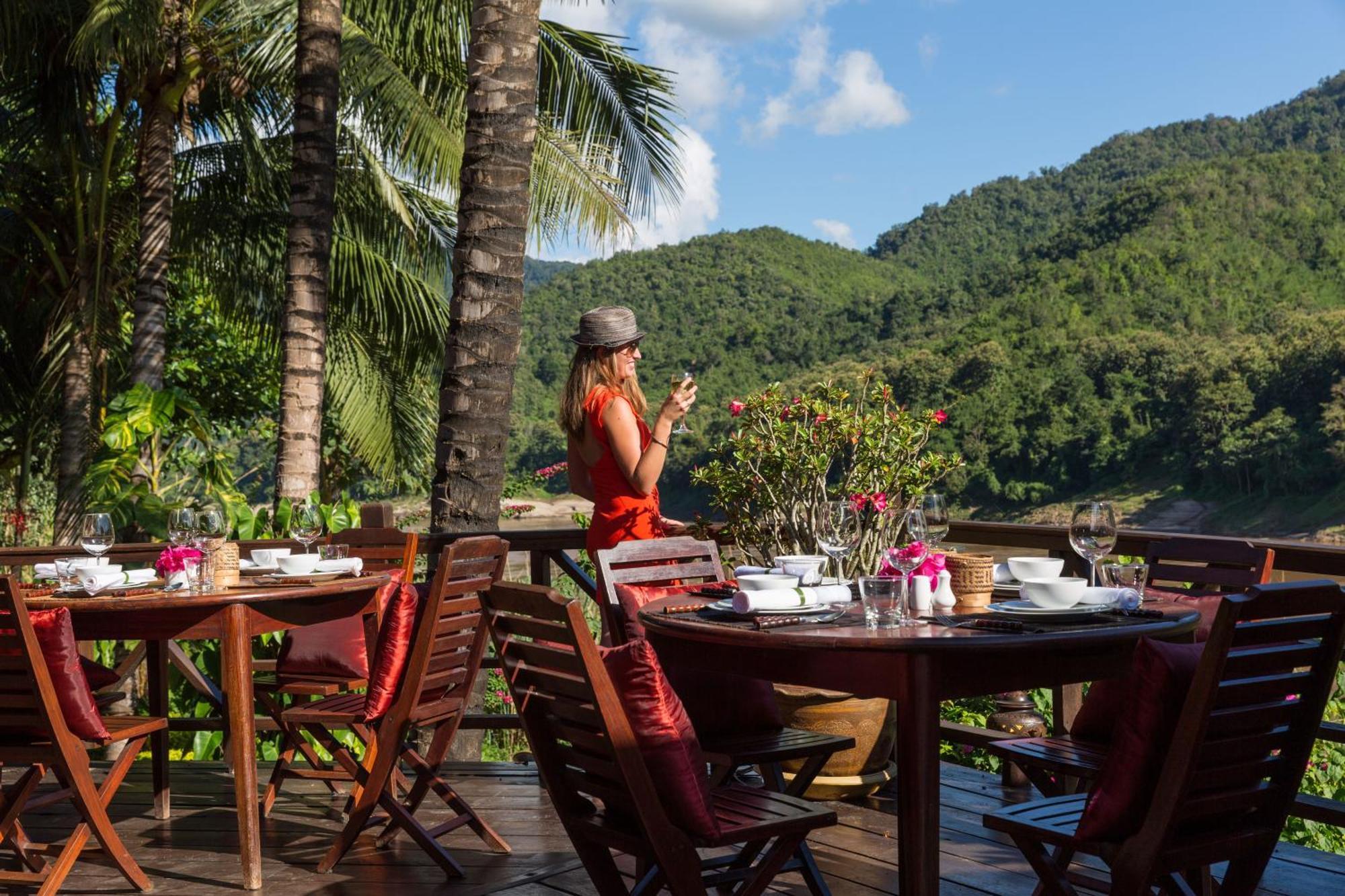 The Luang Say Lodge Muang Pakbèng Екстериор снимка