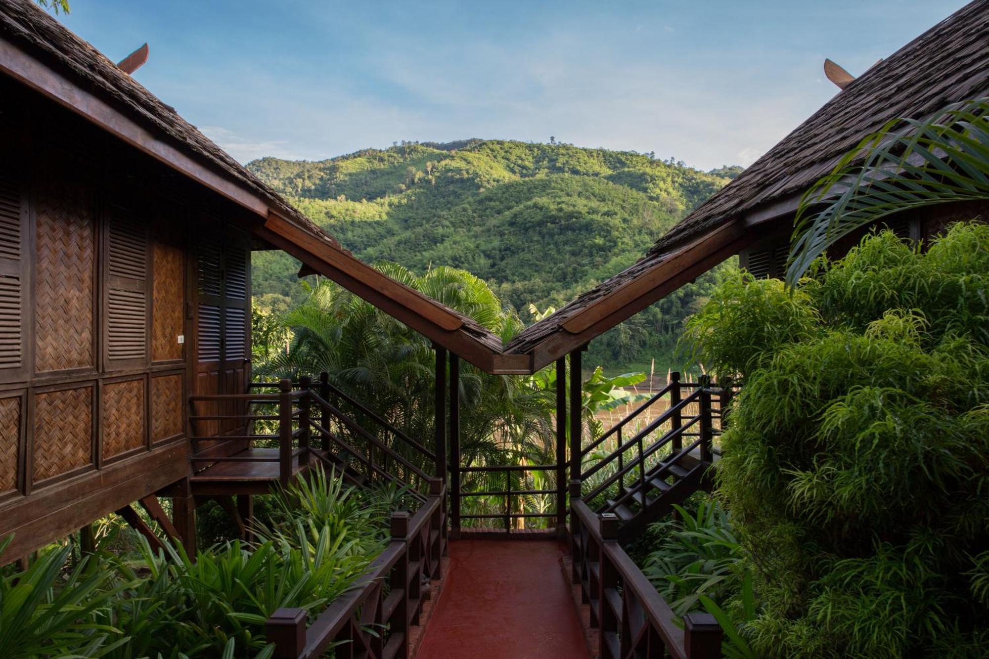 The Luang Say Lodge Muang Pakbèng Екстериор снимка