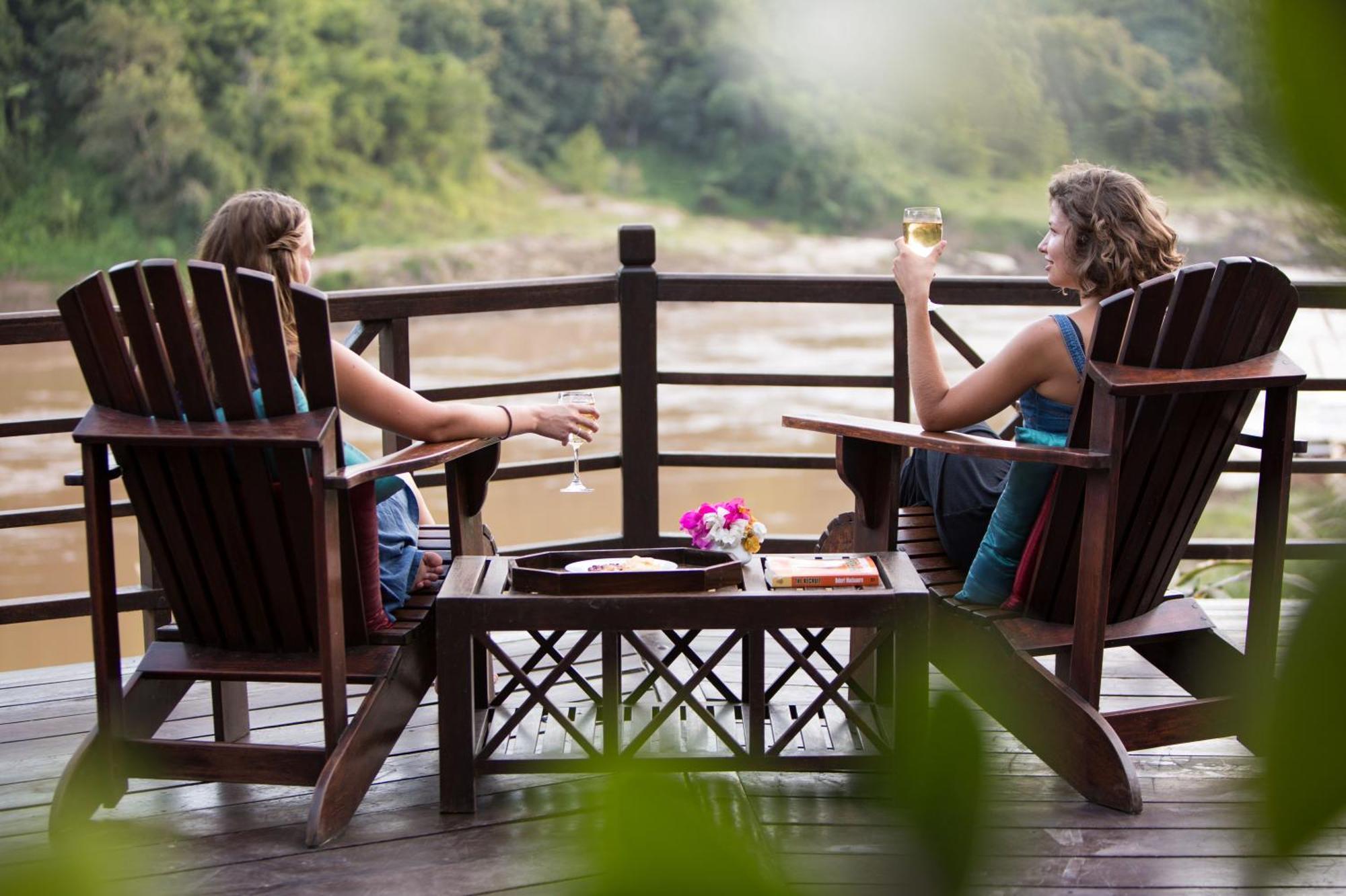 The Luang Say Lodge Muang Pakbèng Екстериор снимка