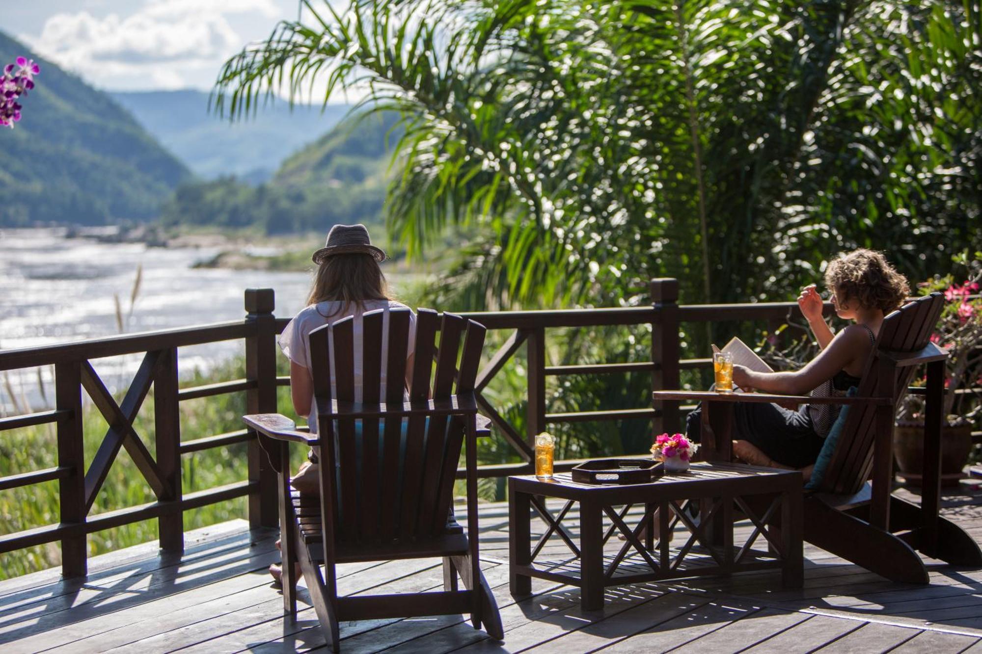 The Luang Say Lodge Muang Pakbèng Екстериор снимка